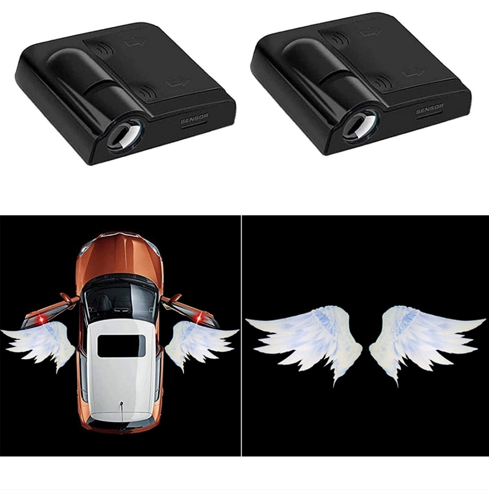 2 angel wings car door projector ghost lights